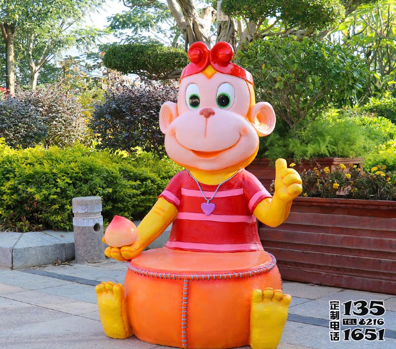 幼兒園玻璃鋼彩繪卡通座椅雕塑 幼兒園玻璃鋼彩繪卡通座椅雕塑